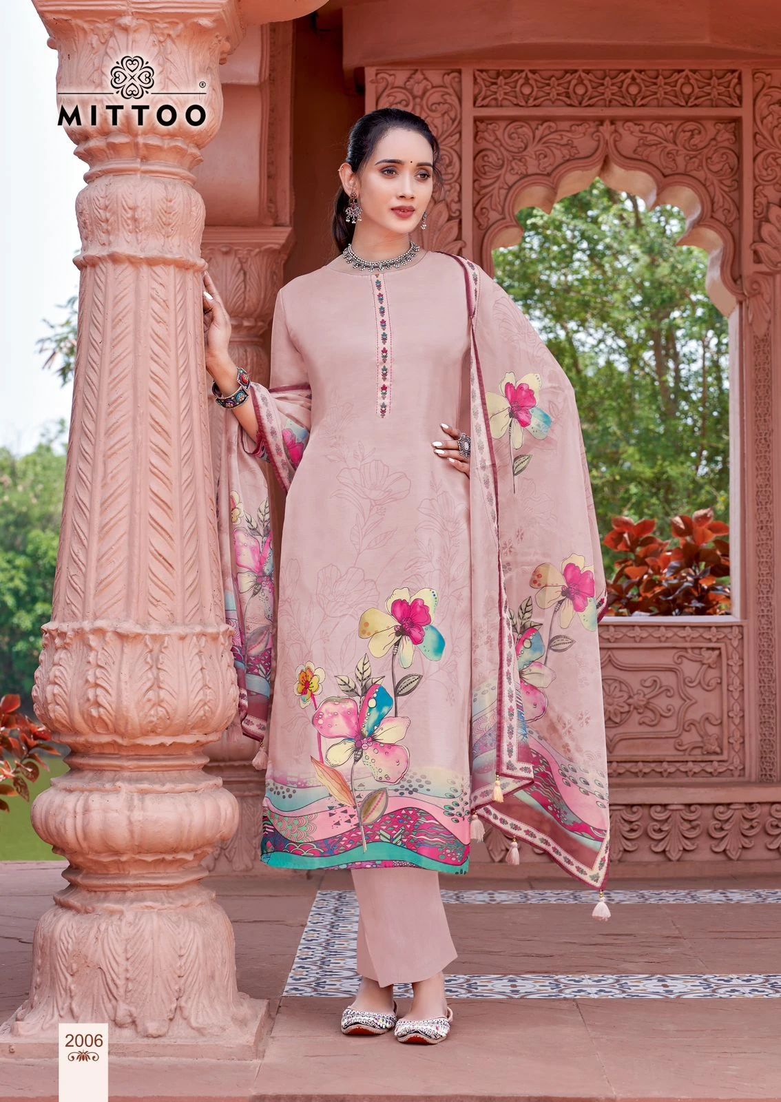 Mittoo Nihar Satin Print Wholesale Readymade Salwar Suit Catalog — Wholesale Readymade Suit, Mittoo wholesale from Surat - Gallery Image 2